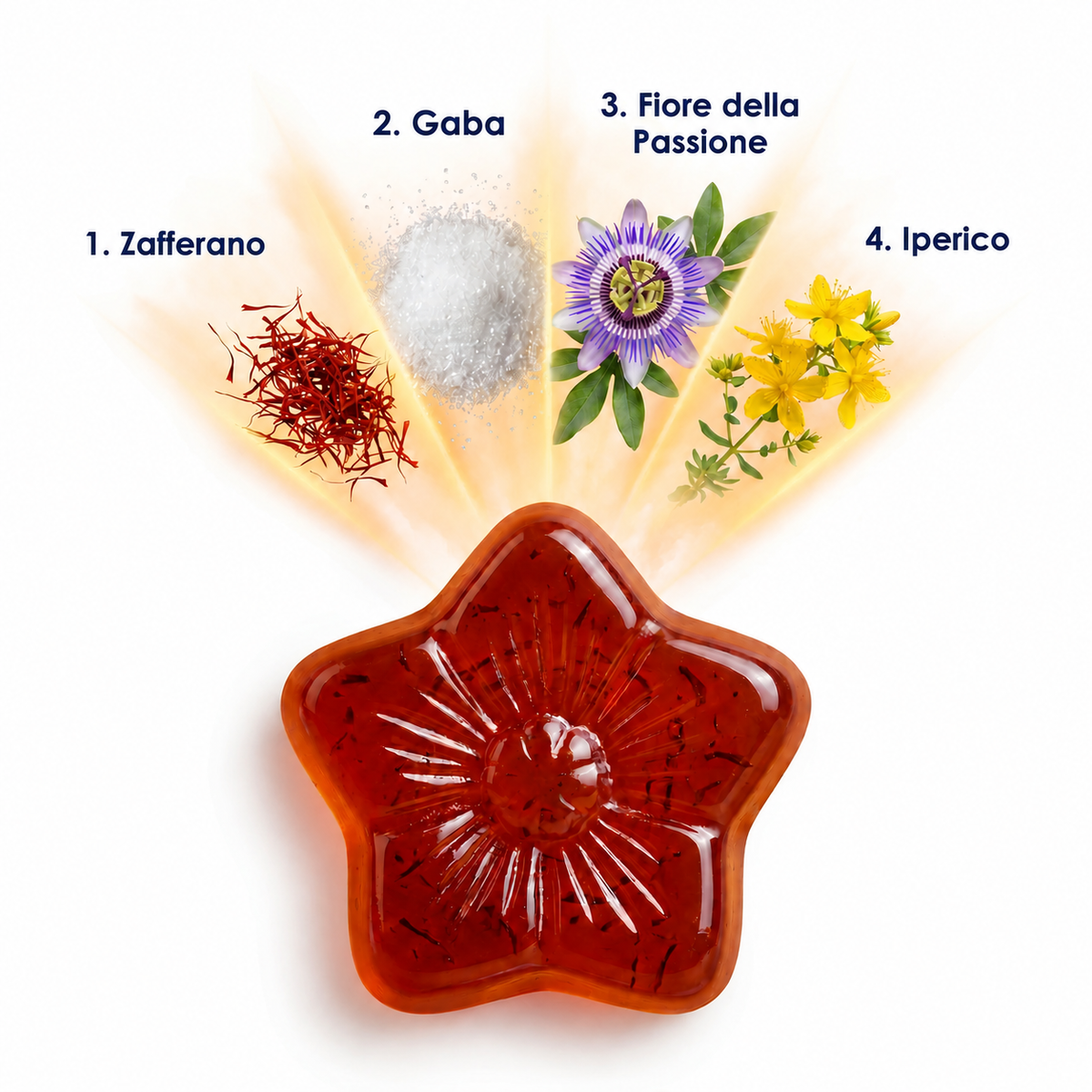 Una caramella, 4 ingredienti